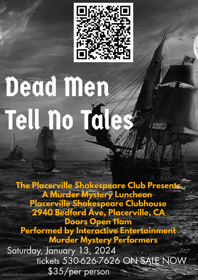 Murder Mystery Luncheon Flyer